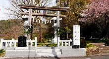 多摩川土手沿いの南参道。'14.04.13.