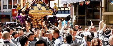 西町会お神酒所へ。'14.05.11.