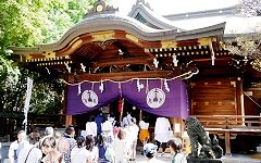 拝殿。'14.05.11.