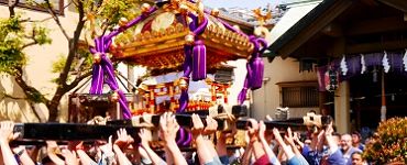 差し上げで渡御のご挨拶。'14.06.01.