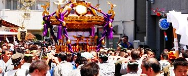 浅草高校北を渡御。'14.06.01.