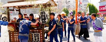 須賀の囃子屋台。'14.06.01.