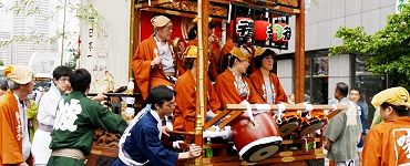 桃太郎お囃子屋台。'14.06.08.