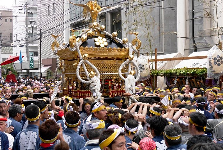 浅三お神酒所前。'14.06.08.