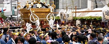 浅三町会お神酒所前。'14.06.08.