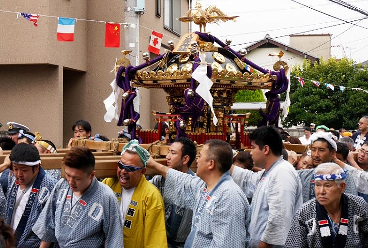 美形の宮神輿。'14.07.13.