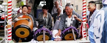 お囃子連。'14.07.13.