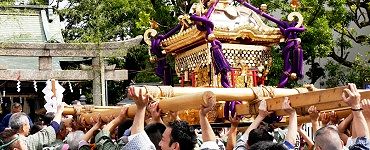 渡御出立つの差し上げご挨拶。'14.07.20.