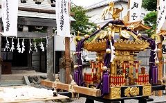 明治時代建造の宮神輿。'14.07.20.