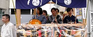 明神囃子連屋台。'14.07.20.