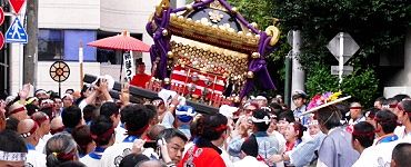 三崎町会お神酒所。'14.08.24.
