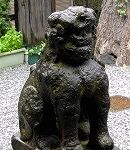 宝永6年の狛犬。'14.09.07.