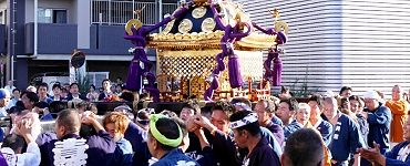 パークハウス前から宮入へ。'14.09.14.