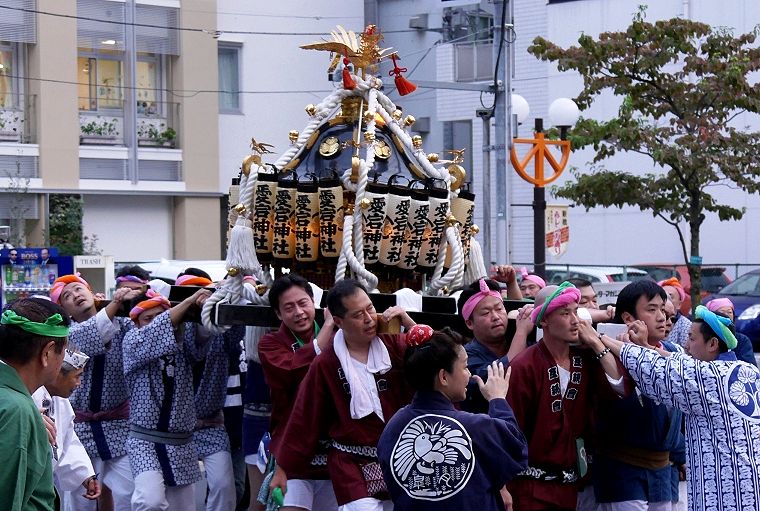 新橋福祉会館交差点で17時です。'14.09.23.