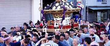 宮入渡御開始。'14.09.28.