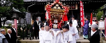 拝殿から参道に。'15.04.12.