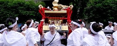 中神輿の台座持ち。'15.06.06.