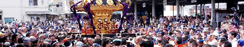 波除神社の千貫宮神輿。'15.06.13.
