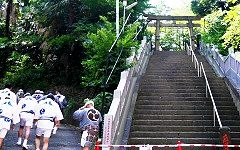 左女坂と右男坂。'15.07.20.
