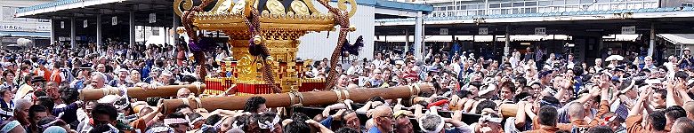 魚河岸水神社の幻の大神輿。'15.06.13.