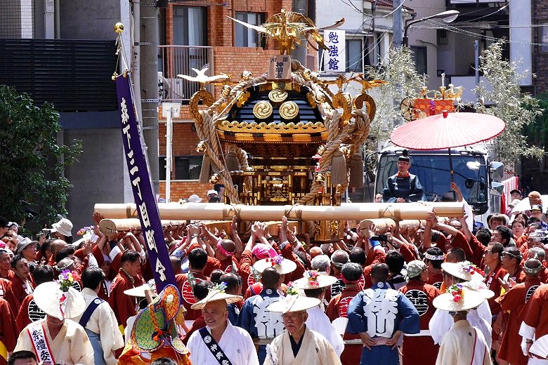 森下三丁目町会の差し上げ。'15.08.15.