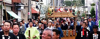 お囃子屋台。'15.09.13.