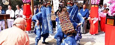 五日市入野獅子舞。'15.09.29.