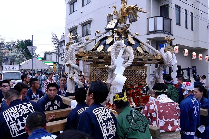 北町会お神酒所。'15.09.26.