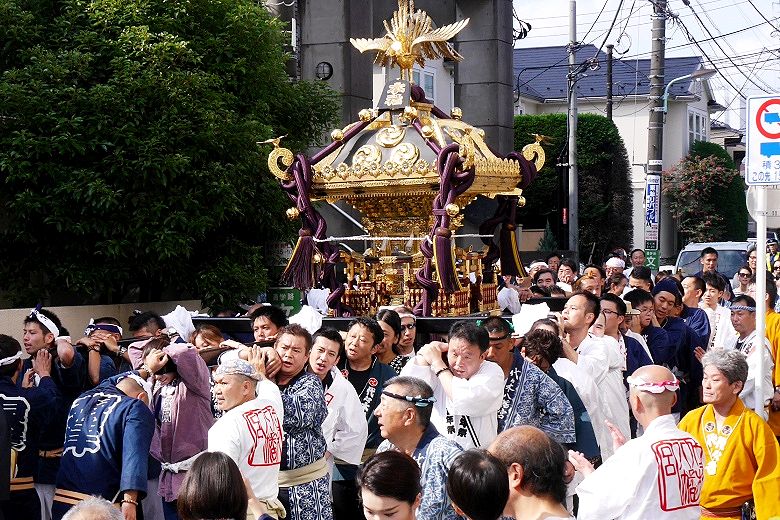 代々木四丁目住宅街。'15.09.22.