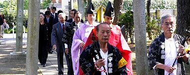 世田谷大空襲による慰霊祭。'15.10.12.