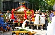 お浜井戸での祭典。09.04.12.