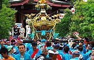目にも爽やか浅葱色半纏。09.08.09.