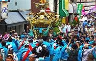 横山辻へと渡御。09.08.09.