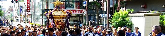 環七横断して引き渡しお神酒所へ。09.09.06.