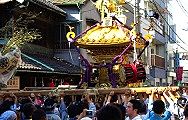 南町お神酒所に御挨拶。09.08.16.