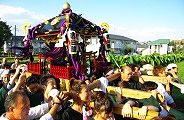 生産緑地を坂上へ。09.09.13.