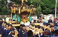 四天棒だが中棒二本は極端に狭い。09.10.01.