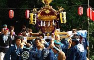 大きく曲がった坂道を下りてくる。09.10.04.