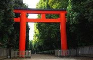昭和33年建立で高さ約9メートで参道は200m。09.10.04.