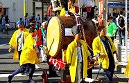 神輿先導の御太鼓。09.10.11.