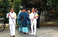 境内隅々で魔除け清めの鉄棒が鳴る。09.10.12.
