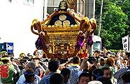 神社から地蔵尊前までの旧墨堤通り。'10.06.06.