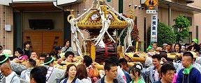 観音寺商店街から池上通りへ。'10.06.13.