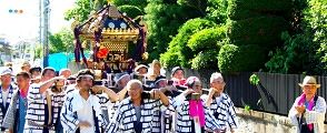 稲城大橋取付け路から入り込む。'10.07.18.