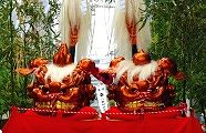 守護の獅子頭。'10.07.04.
