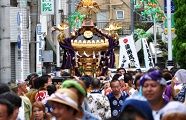 裏路地から第一京浜目指す。'10.08.08.