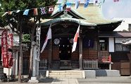 静寂の中の糀谷神社。'10.09.05.