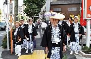 炎天下爽やか浴衣姿。'10.09.05.