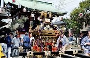 小振りな宮神輿。'10.09.12.