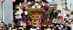 江戸末期の美形の宮神輿。'10.09.12.